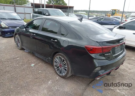 2022 Kia Forte Gt Manual from USA, damaged, VIN 3KPF44AC9NE483033